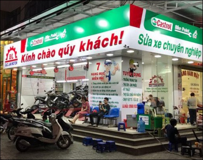 mau-bang-hieu-sua-xe-dep-led Mẫu bảng hiệu sửa xe đẹp led