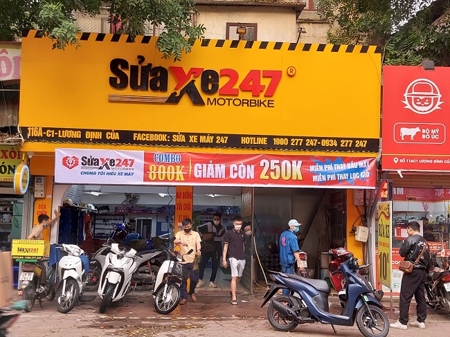 mau-bang-hieu-sua-xe-dep mẫu bảng hiệu sửa xe máy đẹp