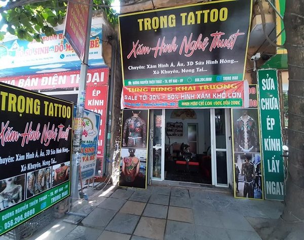 Bảng Hiệu Tattoo, Xăm Hình Nghệ Thuật mẫu bảng hiệu tattoo