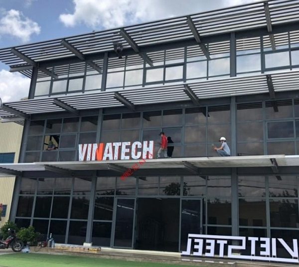 Làm Bảng Hiệu Tòa Nhà Trọn Gói, Chuyên Nghiệp TPHCM Mẫu bảng hiệu quảng cáo tòa nhà