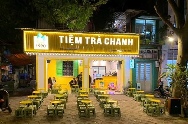 Mẫu Bảng Hiệu Tôn Sóng Quảng Cáo Đẹp, Ấn Tượng bảng hiệu tôn sóng quán nước