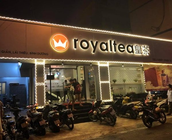 Biển quảng cáo trà sữa