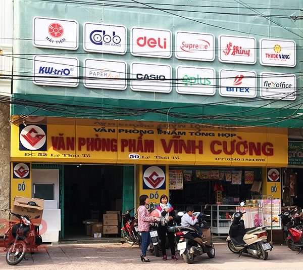 Mẫu Bảng Hiệu Văn Phòng Phẩm Đẹp, Hấp Dẫn Nhất mẫu biển hiệu văn phòng phẩm