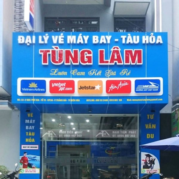Mẫu Bảng Hiệu Phòng Bán Vé Máy Bay Chuyên Nghiệp mẫu biển bán vé máy bay đẹp