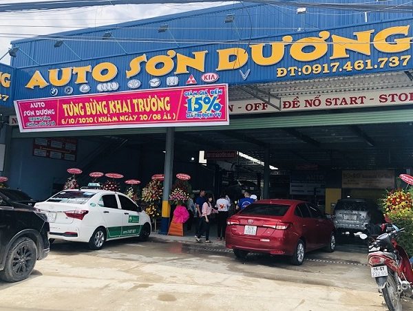 Mẫu Bảng Hiệu Gara Ô Tô, Sửa Chữa Ô Tô Đẹp bảng hiệu quảng cáo gara ô tô đẹp