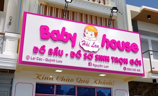 Bảng Hiệu Màu Hồng Dễ Thương Dành Cho Phái Nữ biển hiệu màu hồng