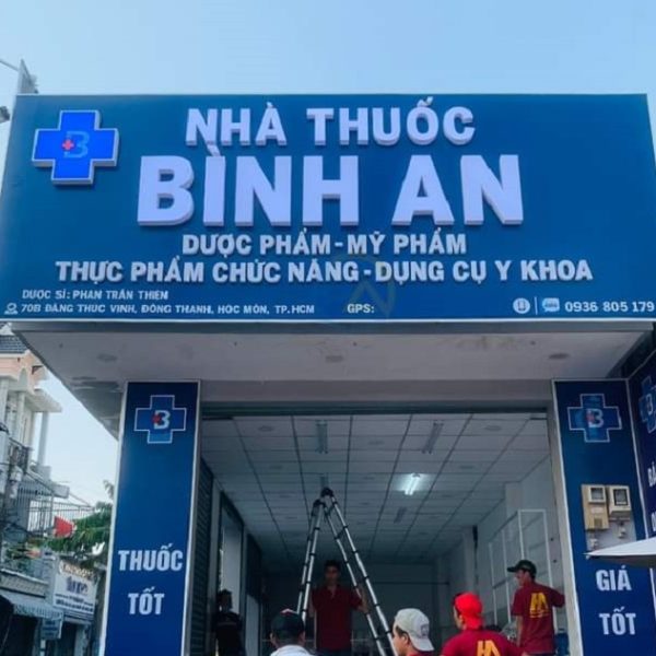 Mẫu Bảng Hiệu Nhà Thuốc Tây Đạt Chuẩn GPP Đẹp mẫu biển hiệu nhà thuốc