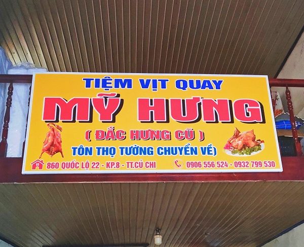 Mẫu Biển Quảng Cáo Vịt Quay Đẹp, Thu Hút Mọi Ánh Nhìn biển hiệu quảng cáo vịt quay đẹp