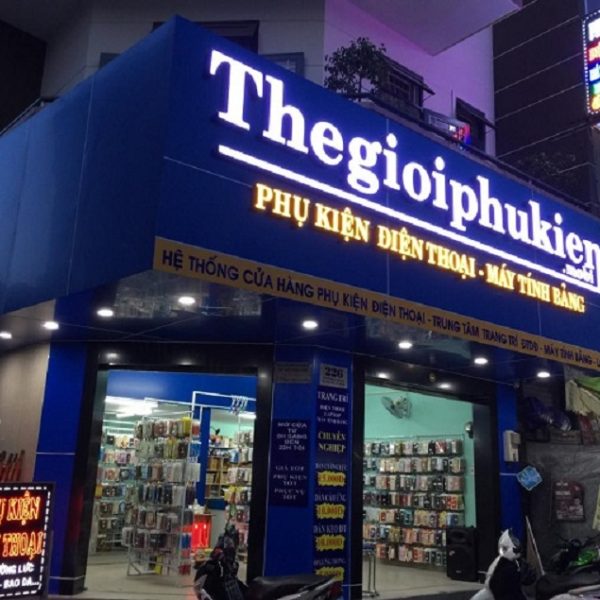 Làm Logo Bảng Hiệu – Chữ Nổi Mica Đẹp, Giao Ngay biển hiệu cửa hàng phụ kiện điện thoại