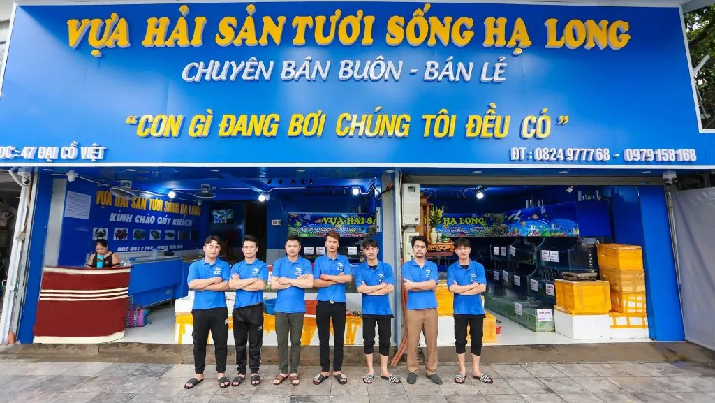 Biển Quảng Cáo Hải Sản Alu Xanh Dương In UV mau bien quang cao hai san dep mat 2021 1024x577 1