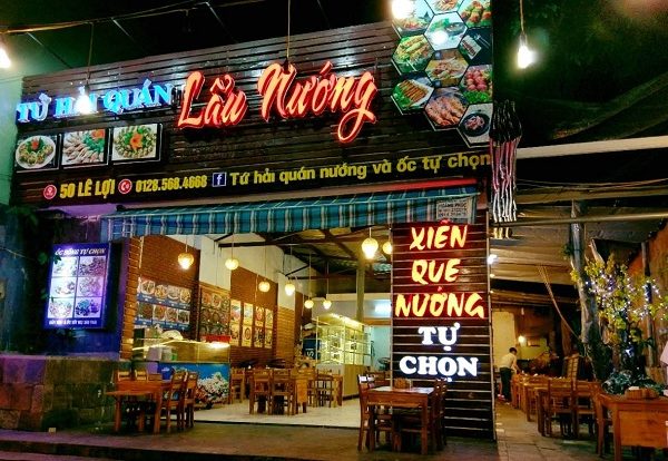 mẫu biển quảng cáo đồ nướng đẹp