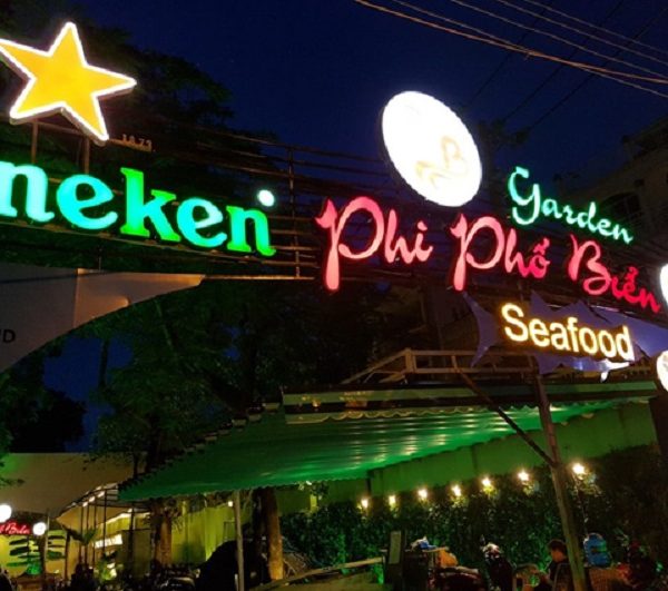 Mẫu Biển Quảng Cáo Nhà Hàng, Quán Ăn Đẹp, Rẻ biển quảng cáo nhà hàng gắn đèn led