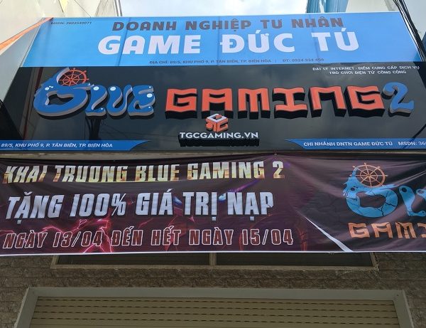 Mẫu Biển Quảng Cáo Quán Nét Đẹp Thu Hút Game Thủ biển quảng cáo quán game