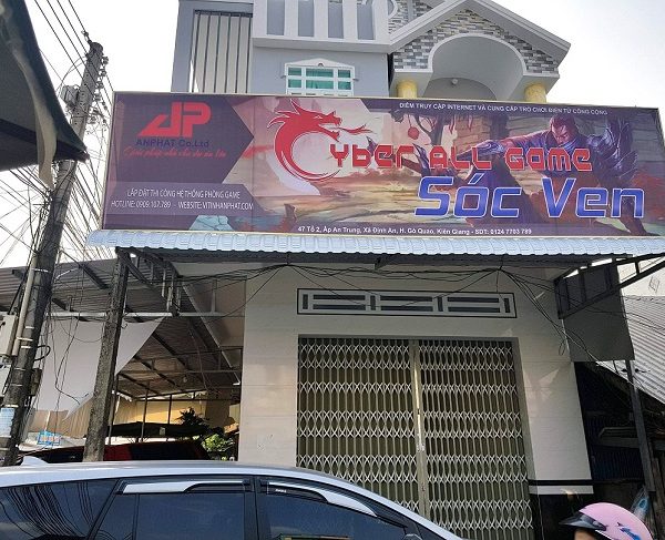 Mẫu Biển Quảng Cáo Quán Nét Đẹp Thu Hút Game Thủ Bảng hiệu quán game
