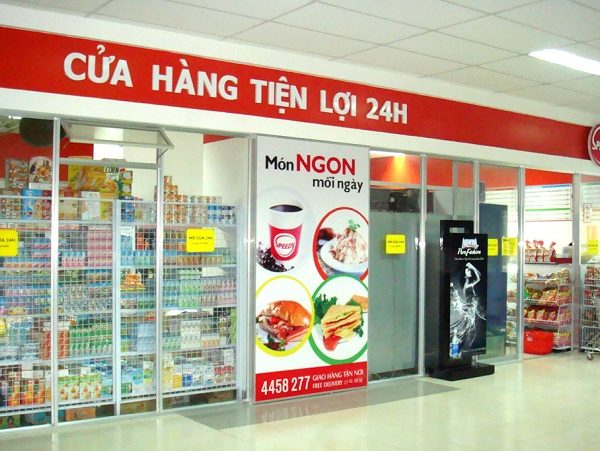 Mẫu Biển Quảng Cáo Siêu Thị Mini, Bách Hóa Đẹp bảng hiệu siêu thị mini mica