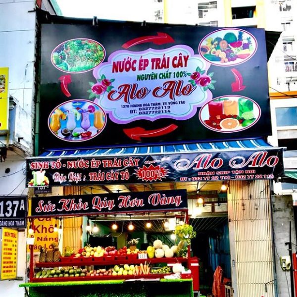 Mẫu Bảng Hiệu Sinh Tố Nước Ép Trái Cây Đẹp, Độc Đáo mẫu biển quảng cáo sinh tố