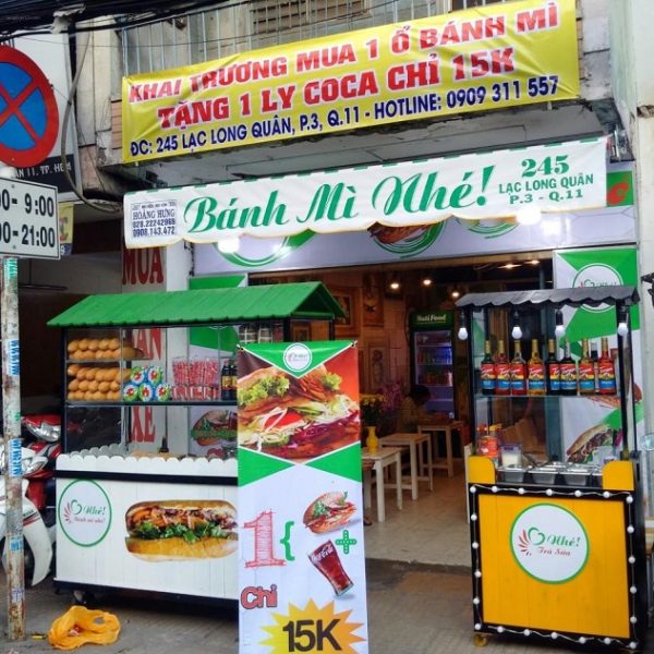 Mẫu Biển Quảng Cáo Bánh Mì Đẹp, Ấn Tượng biển hiệu bánh mì bạt hiflex