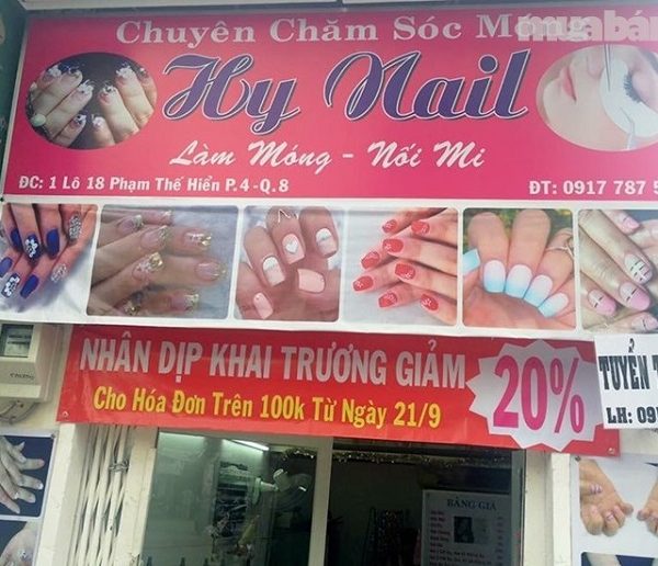Mẫu Biển Quảng Cáo Tóc và Móng Đẹp, Hot Nhất mẫu biển quảng cáo tiệm tóc và móng đẹp