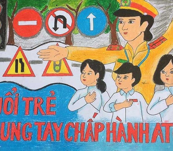 Mẫu Poster An Toàn Giao Thông Đẹp, Ấn Tượng Nhất Nội dung trình bày trên poster giao thông