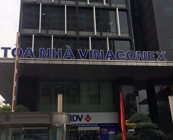 Làm Bảng Hiệu Tòa Nhà Trọn Gói, Chuyên Nghiệp TPHCM thi công bảng hiệu tòa nhà vinaconex