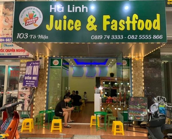 Mẫu Bảng Hiệu Sinh Tố Nước Ép Trái Cây Đẹp, Độc Đáo thiết kế bảng hiệu sinh tố nước ép