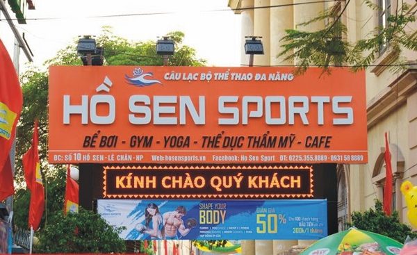 Mẫu Bảng Hiệu Yoga, Gym, Aerobic Đẹp Ấn Tượng Nhất bảng hiệu Yoga