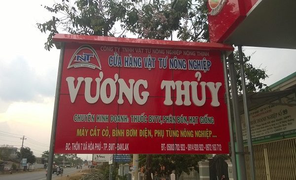 Mẫu Bảng Hiệu Cửa Hàng Vật Tư Nông Nghiệp Đẹp, Thu Hút tieu chi bang hieu vat tu nong nghiep dep
