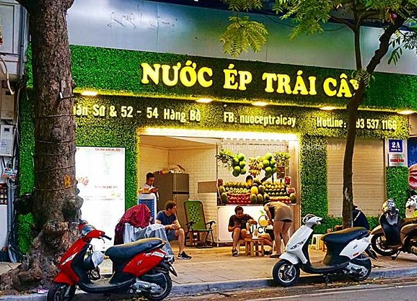 Mẫu Bảng Hiệu Sinh Tố Nước Ép Trái Cây Đẹp, Độc Đáo Bảng hiệu quán sinh tố nước ép