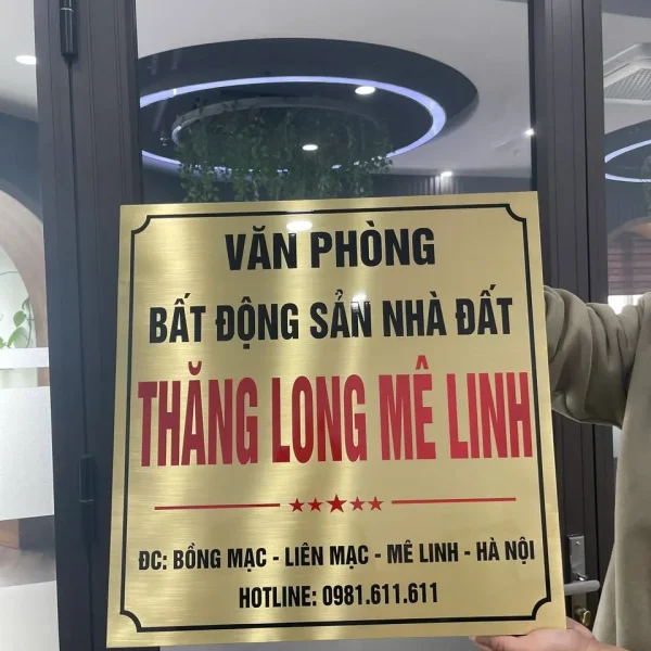 Biển công ty, biển hộ kinh doanh giá rẻ 2026